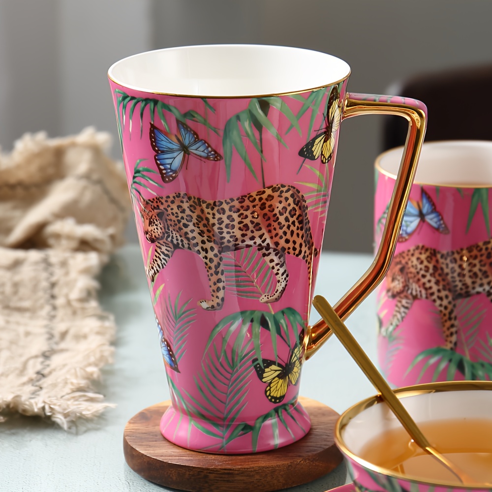 Elegant Bone China Mug Compatible for Coffee & Tea