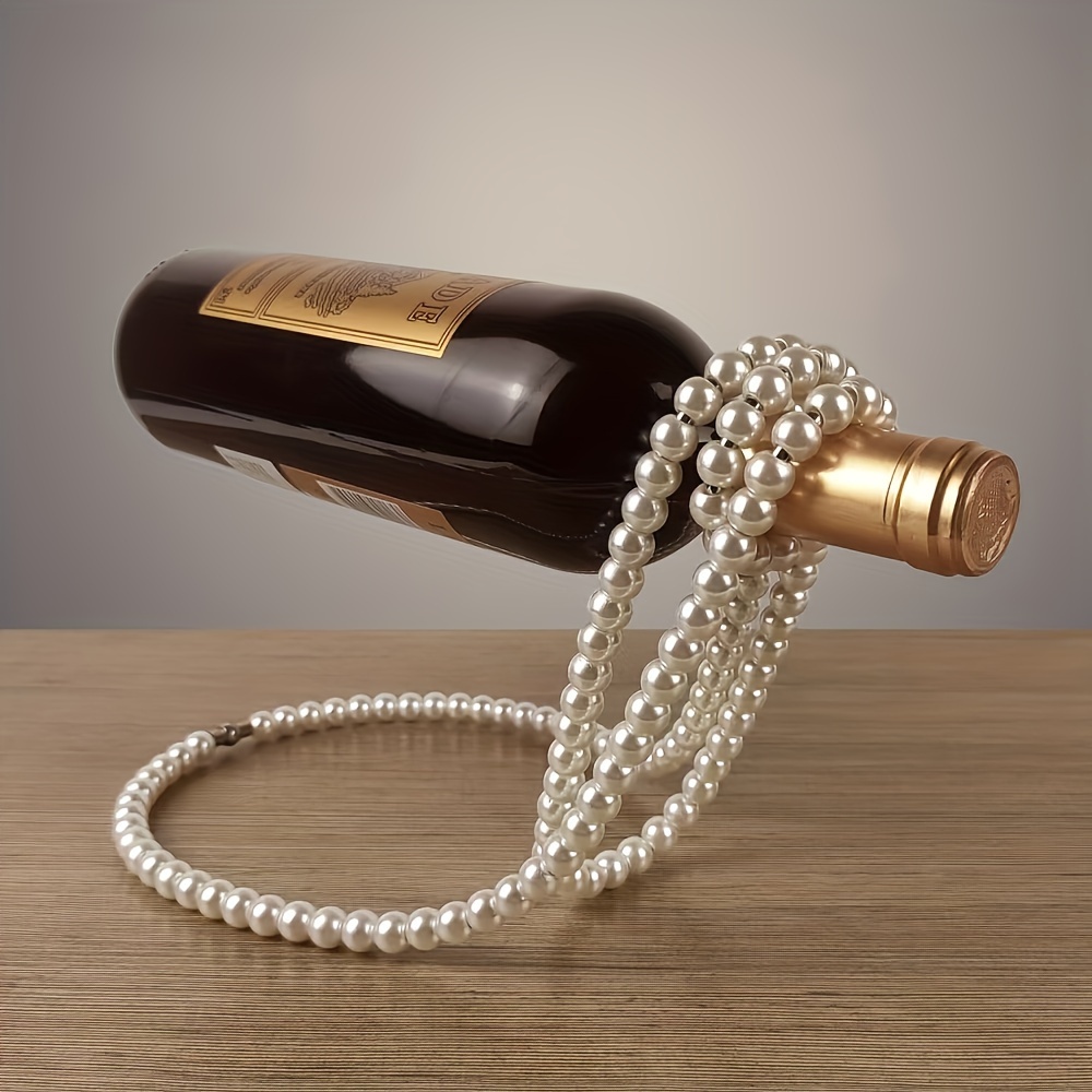 Elegant Pearl Wine Display Stand
