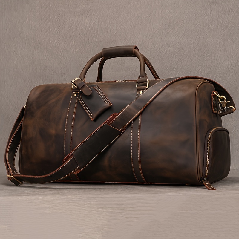 Genuine Leather Travel Bag by Crazy Horse