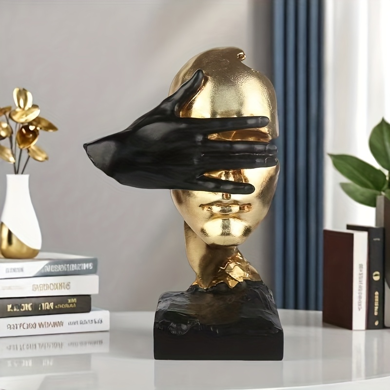 Luxury Abstract Art Black And Golden Exudes an Air of Sophistication