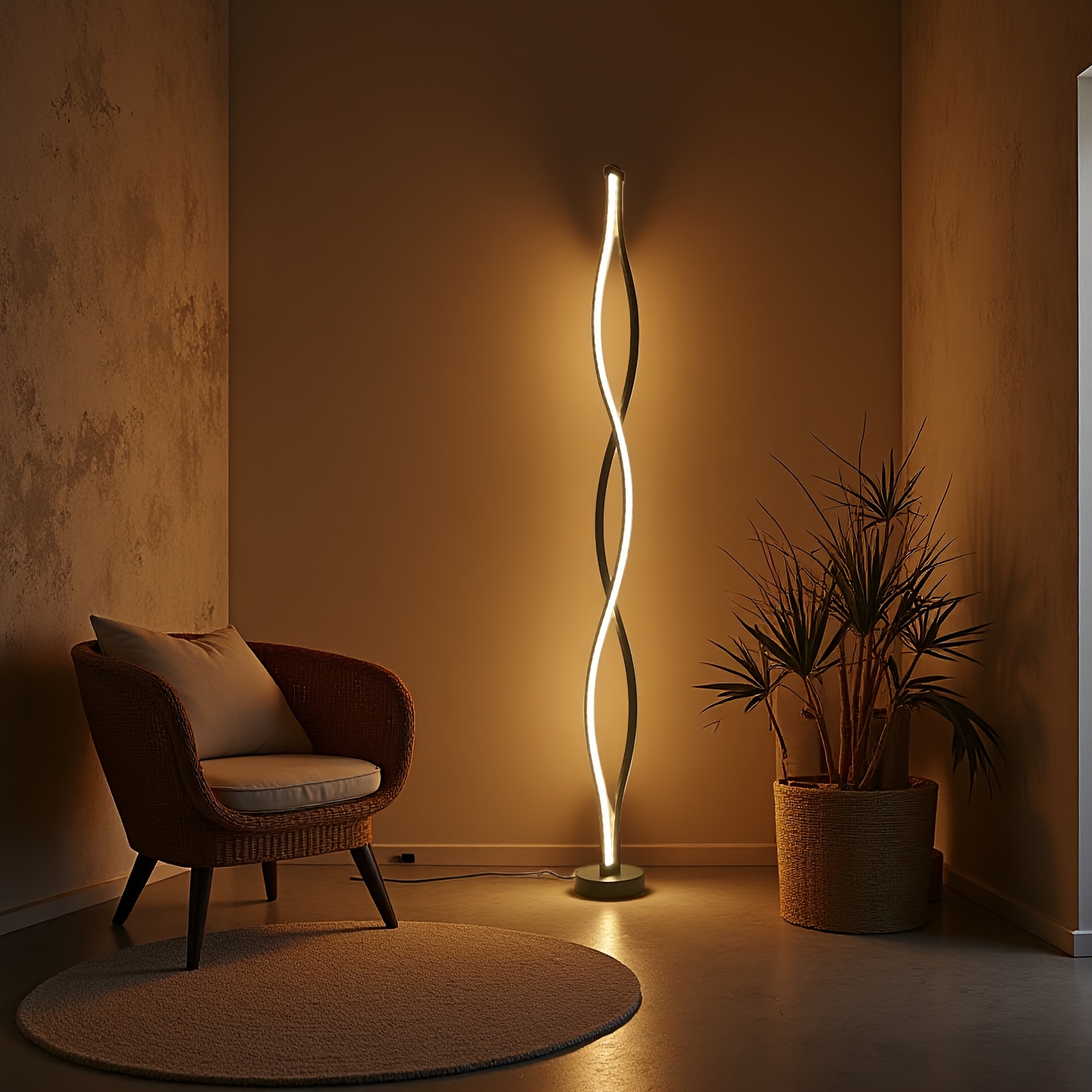 Minimalist USB Dimmable Warm Elegant Multi-Room Design Bedside LED Light