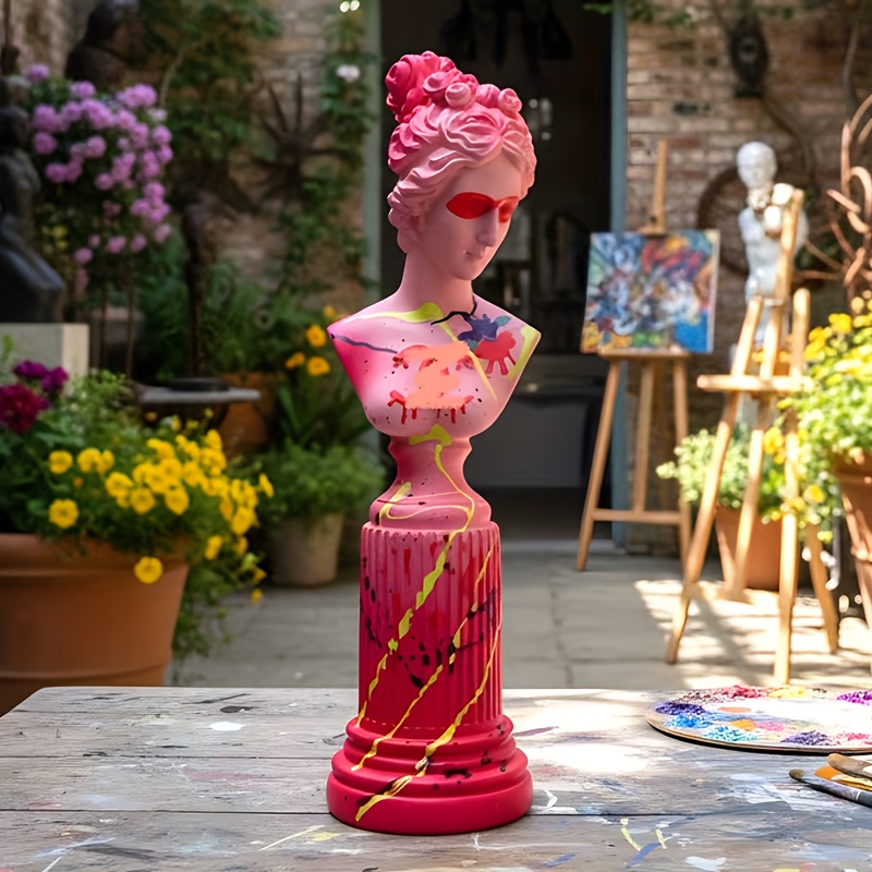 Modern Pink Venus Figurine Sculpture
