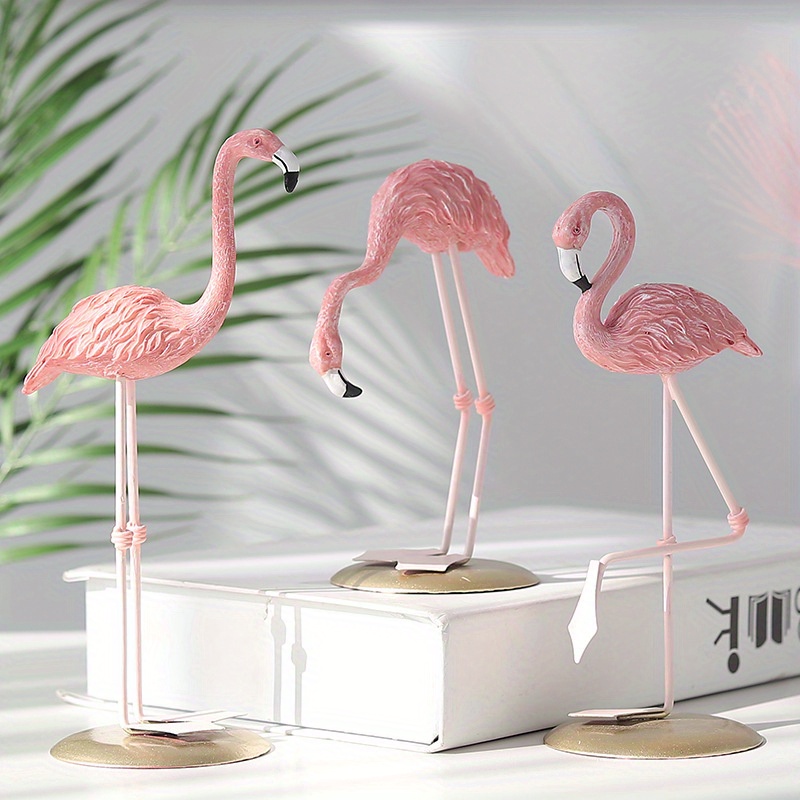 3pcs Flamingo Ornament for Living Room