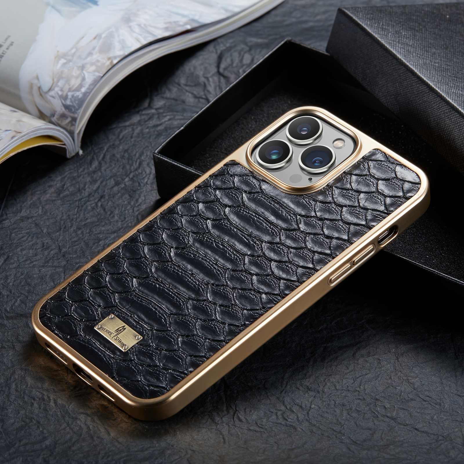 Luxury PU leather mobile phone case thin and light premium