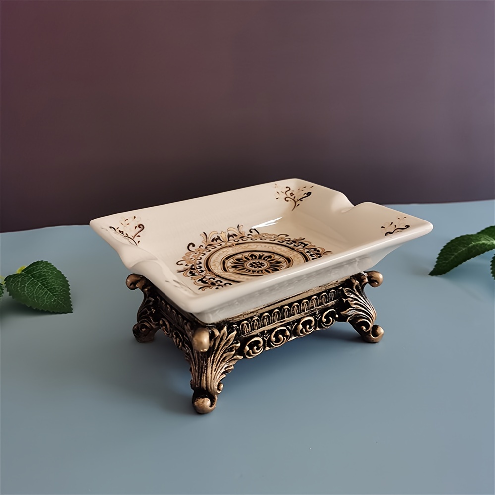 Vintage Ceramic Soap Dish, European Style  Soap Holder