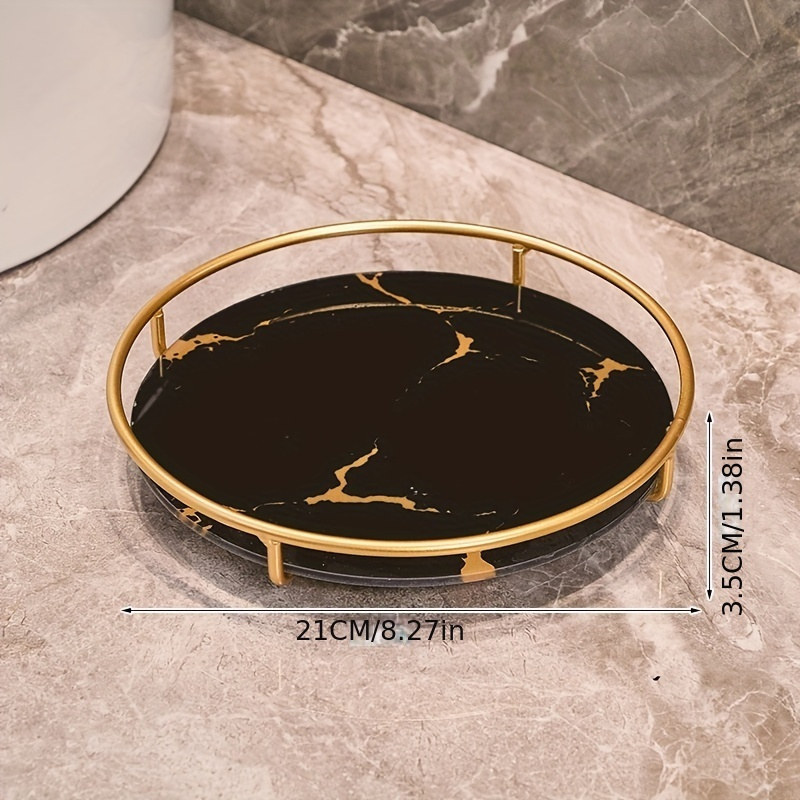 Vanity Shelf, And Round Single-Layer Storage Organizer