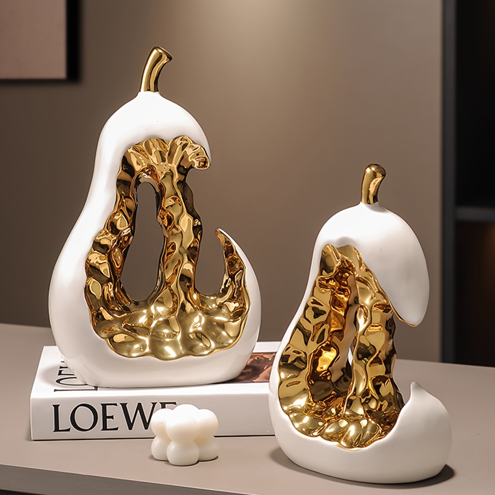 Modern Abstract Ceramic Pear High-End Decorative